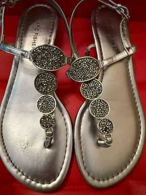 Marc Fisher T Strap Sandlals